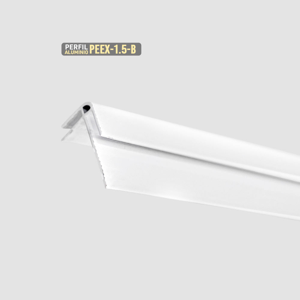 PERFIL DE ESQUINA INTERNA - 1,5mm BLANCO